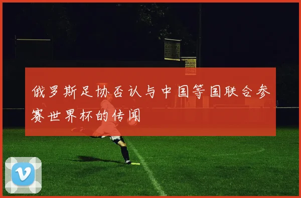 俄罗斯足协否认与中国等国联合参赛世界杯的传闻